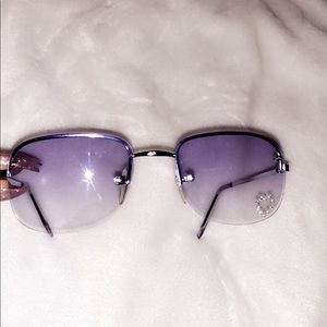 purple trendy sunglasses